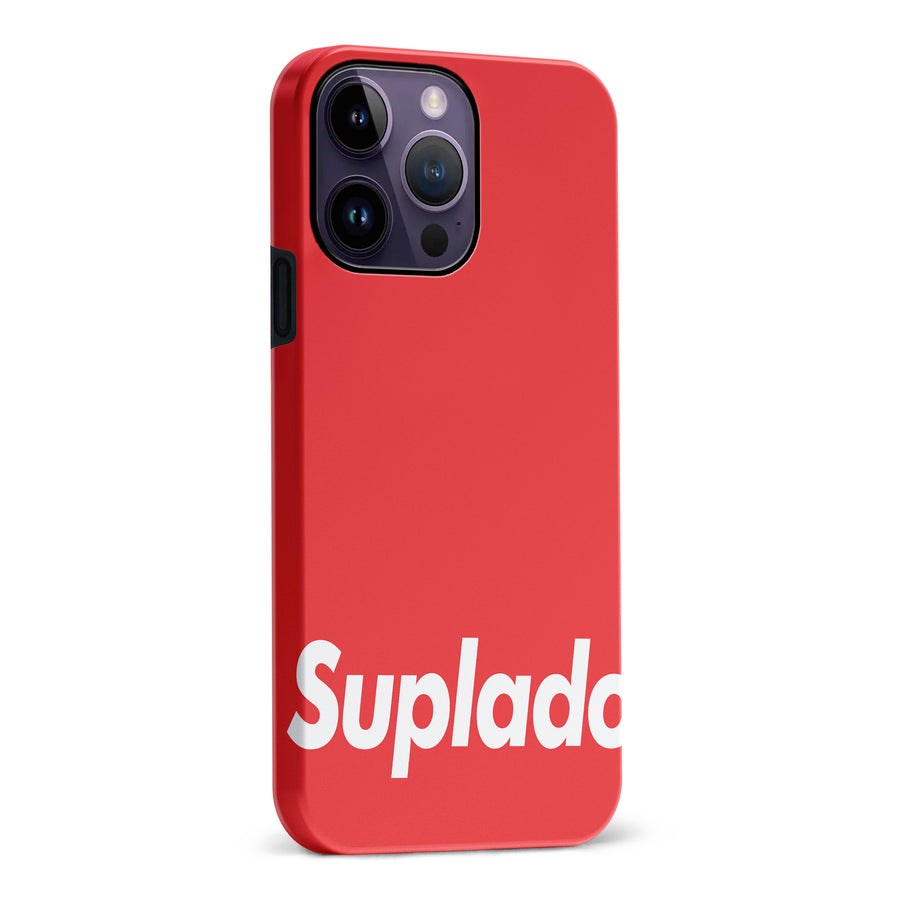 iPhone 14 Pro Max Filipino Suplado Phone Case - Red