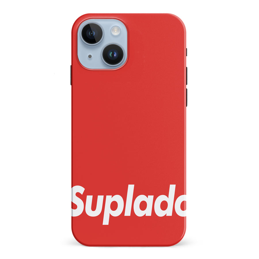iPhone 15 Filipino Suplado Phone Case - Red