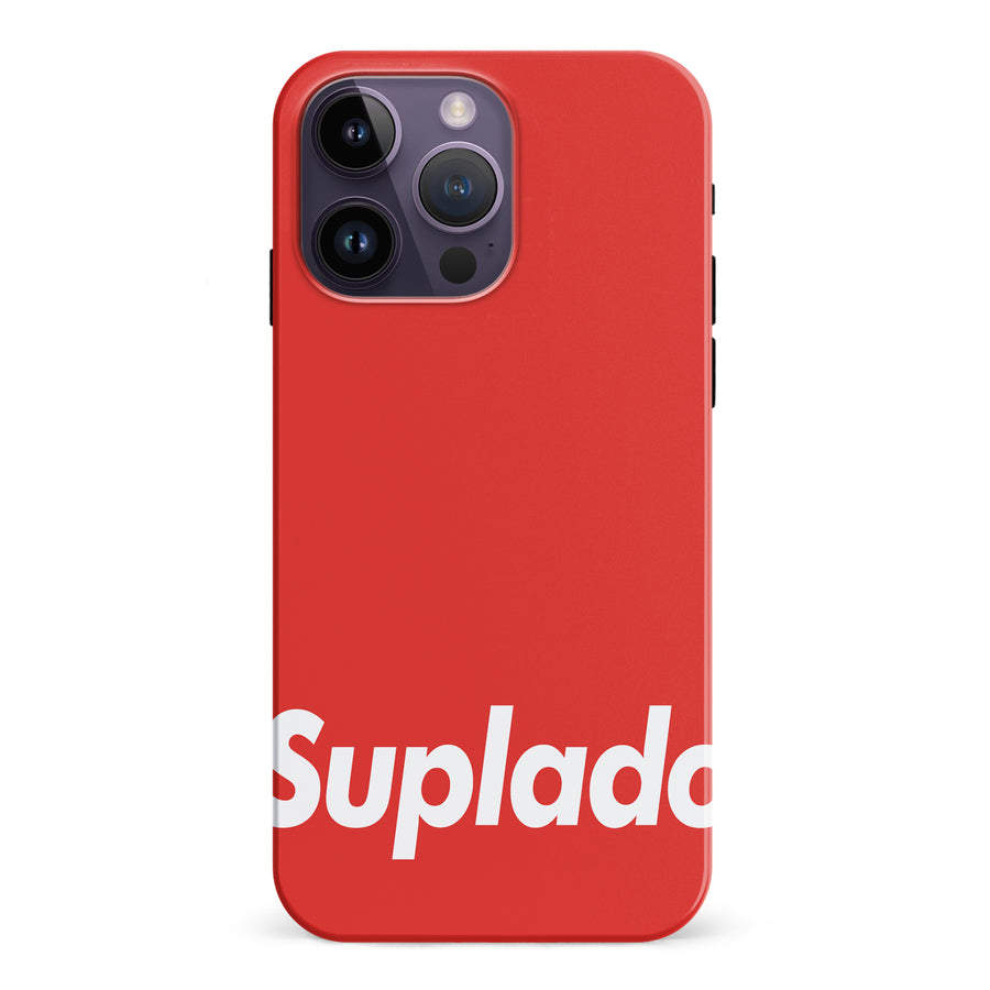iPhone 15 Pro Filipino Suplado Phone Case - Red