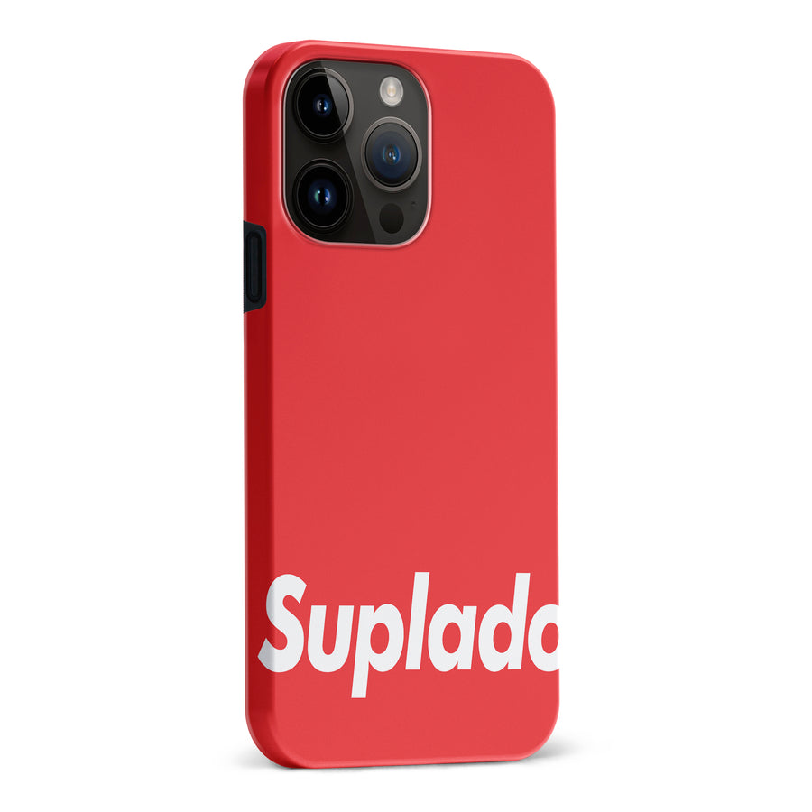 iPhone 15 Pro Max Filipino Suplado Phone Case - Red