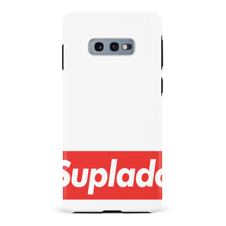 Samsung Galaxy S10e Filipino Suplado Phone Case - White