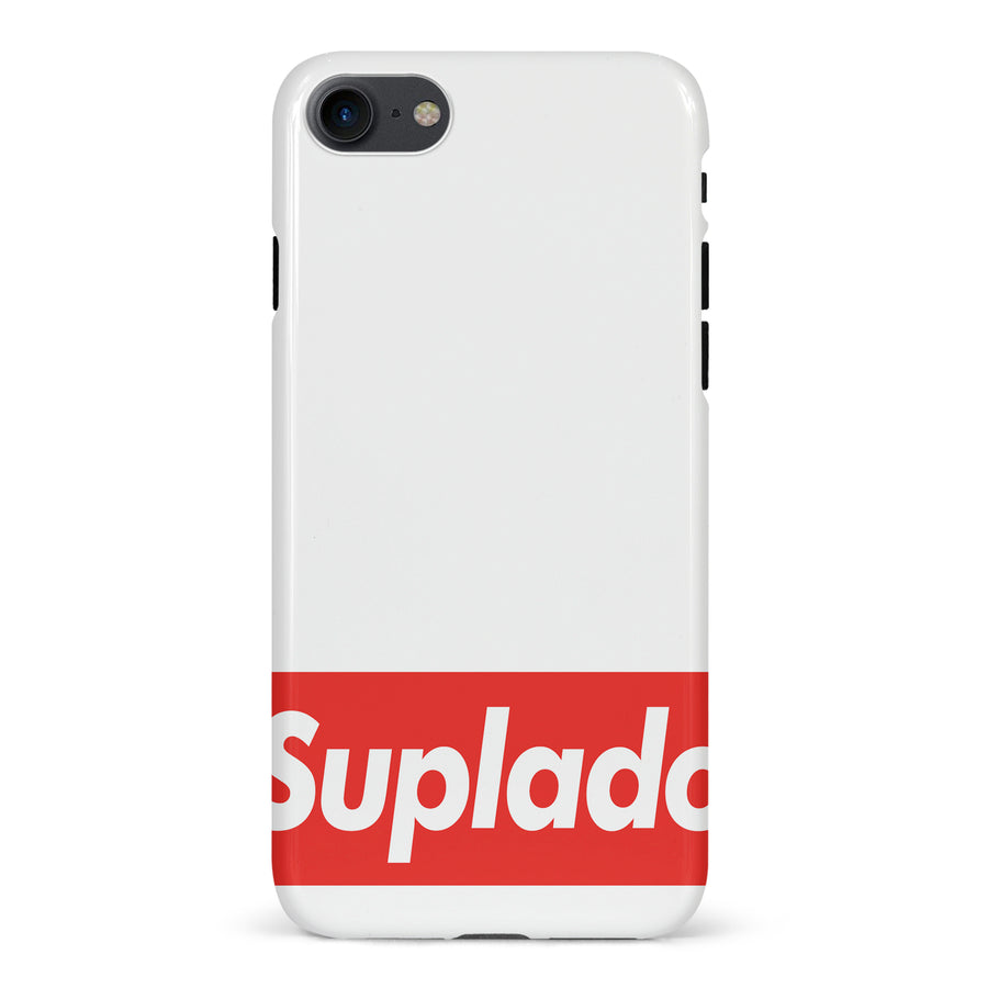 iPhone 7/8/SE Filipino Suplado Phone Case - White