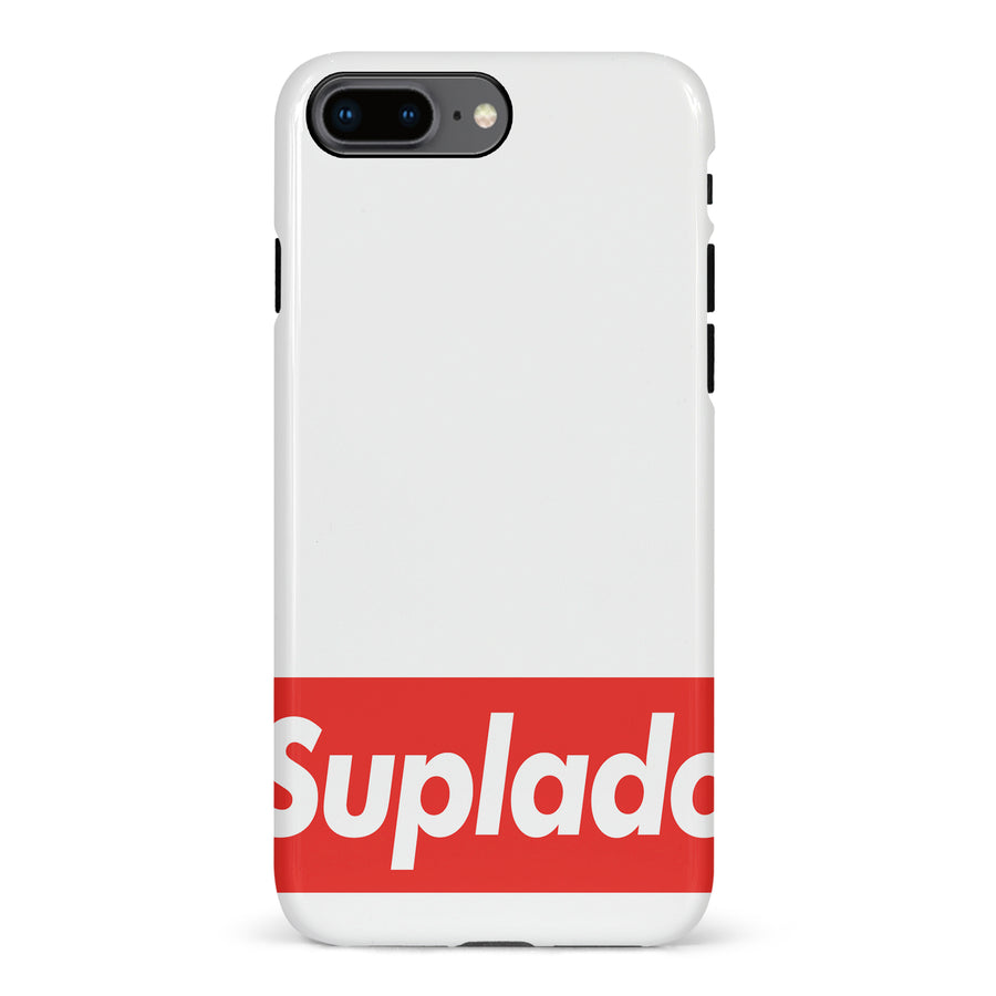 iPhone 8 Plus Filipino Suplado Phone Case - White