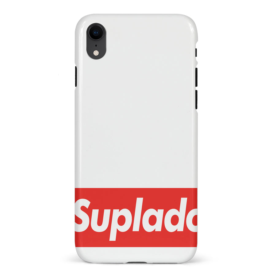 iPhone XR Filipino Suplado Phone Case - White