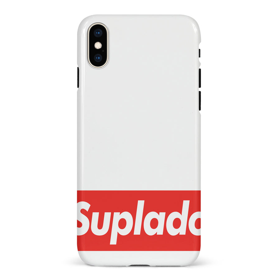 iPhone XS Max Filipino Suplado Phone Case - White