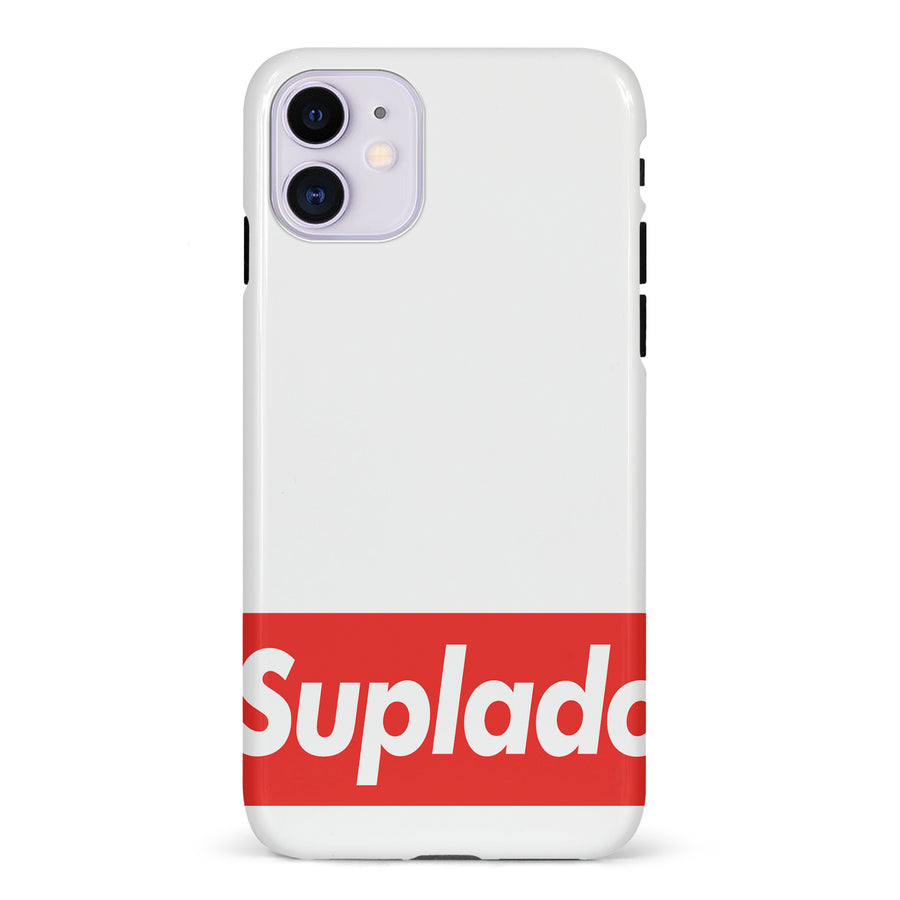 iPhone 11 Filipino Suplado Phone Case - White