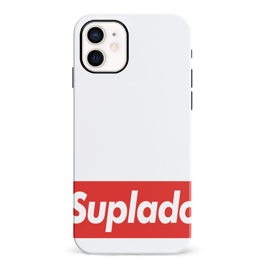 iPhone 12 Mini Filipino Suplado Phone Case - White