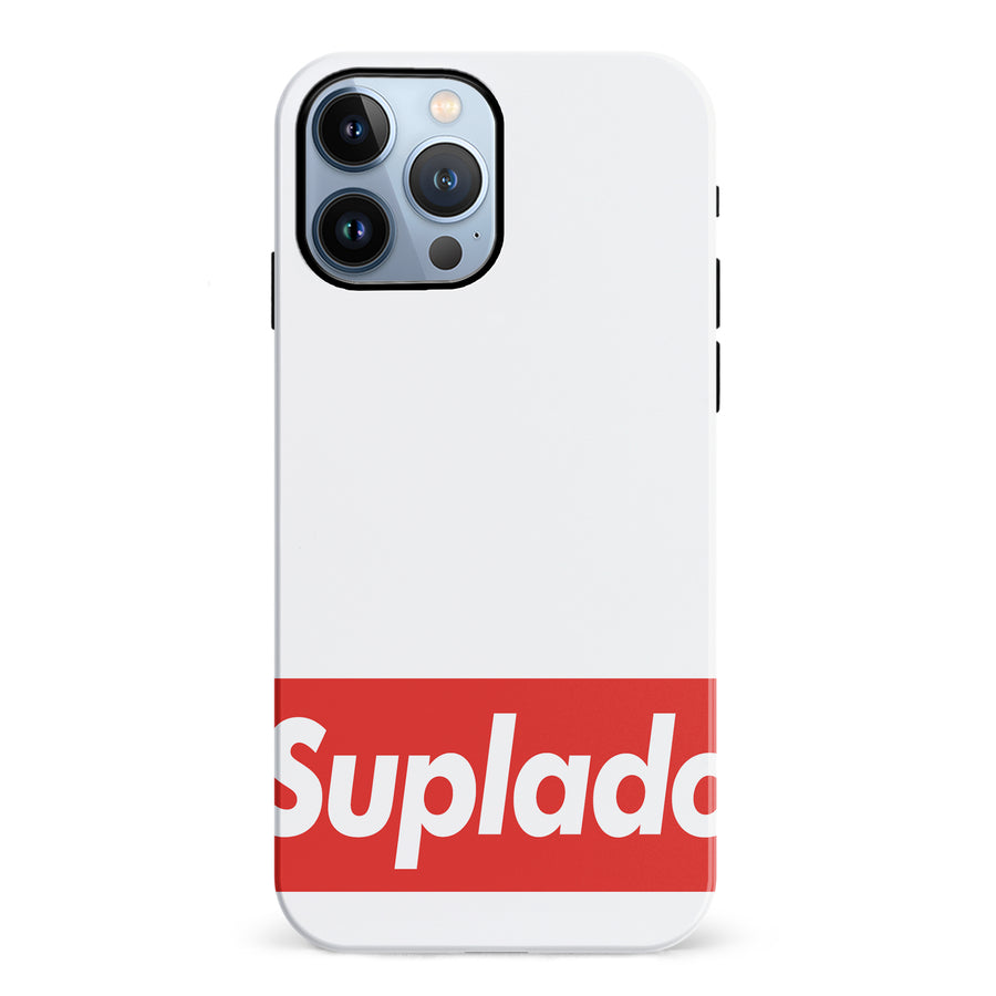 iPhone 12 Pro Filipino Suplado Phone Case - White