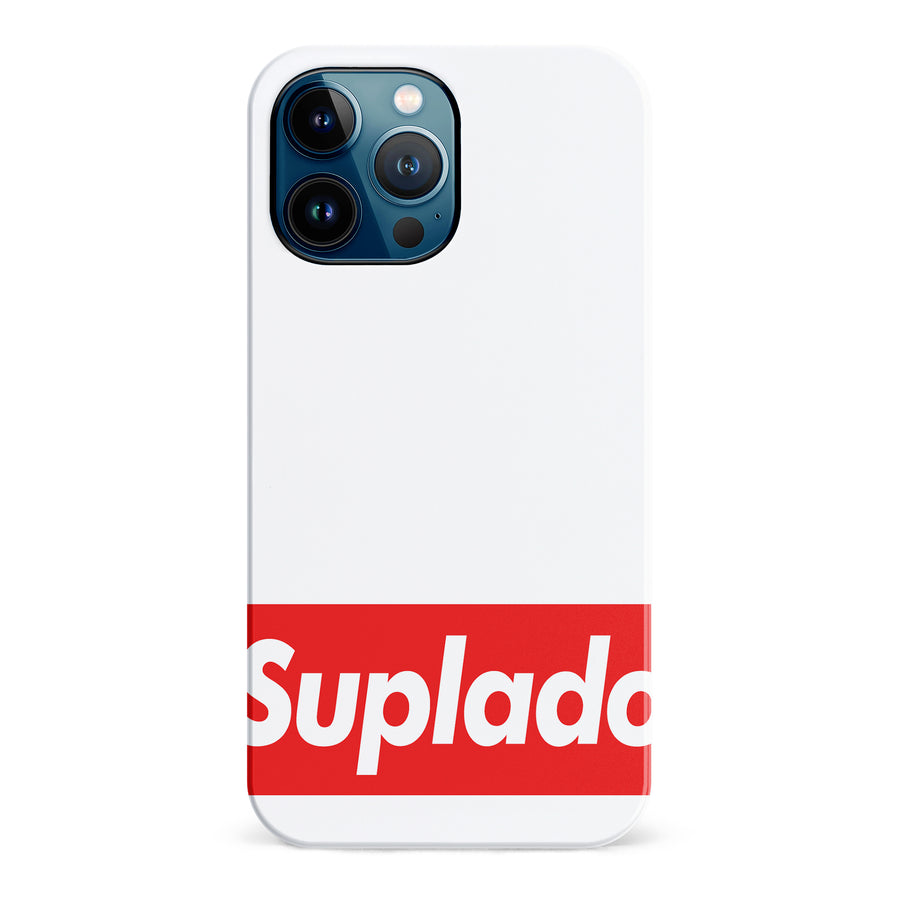 iPhone 12 Pro Max Filipino Suplado Phone Case - White