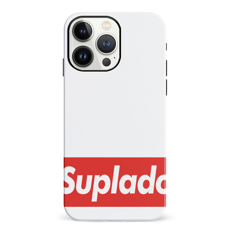 iPhone 13 Pro Filipino Suplado Phone Case - White