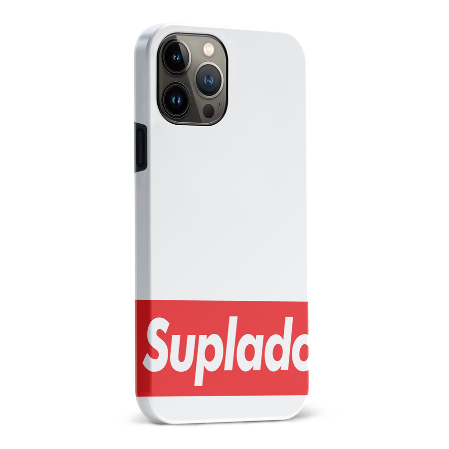 iPhone 13 Pro Max Filipino Suplado Phone Case - White