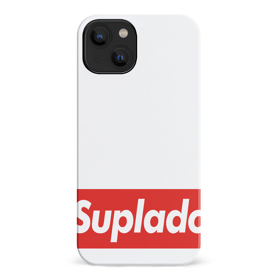 iPhone 14 Filipino Suplado Phone Case - White