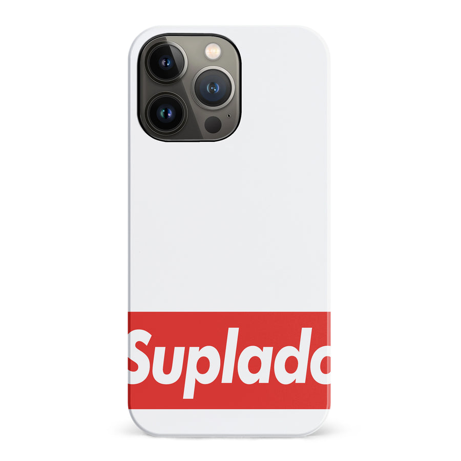 iPhone 14 Pro Filipino Suplado Phone Case - White