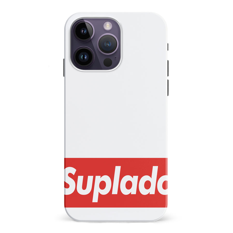iPhone 15 Pro Filipino Suplado Phone Case - White