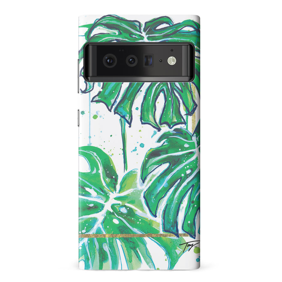 Google Pixel 6 Pro Taytayski Monstera Plant Phone Case
