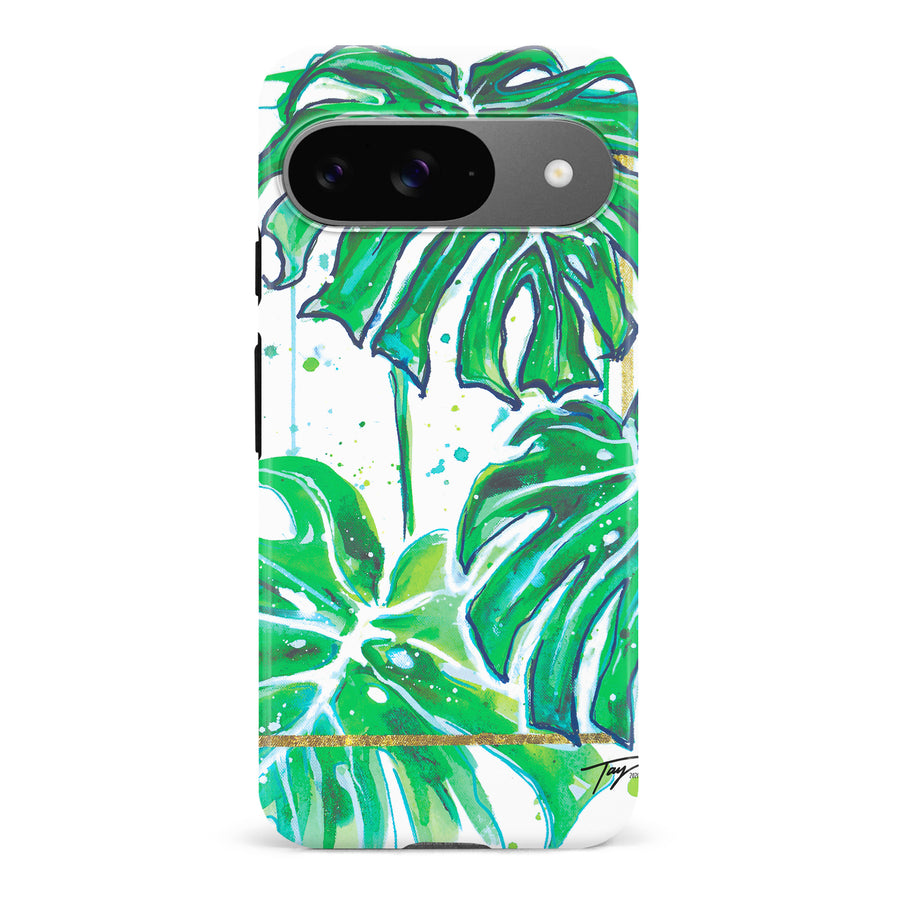 Google Pixel 9 Taytayski Monstera Plant Phone Case