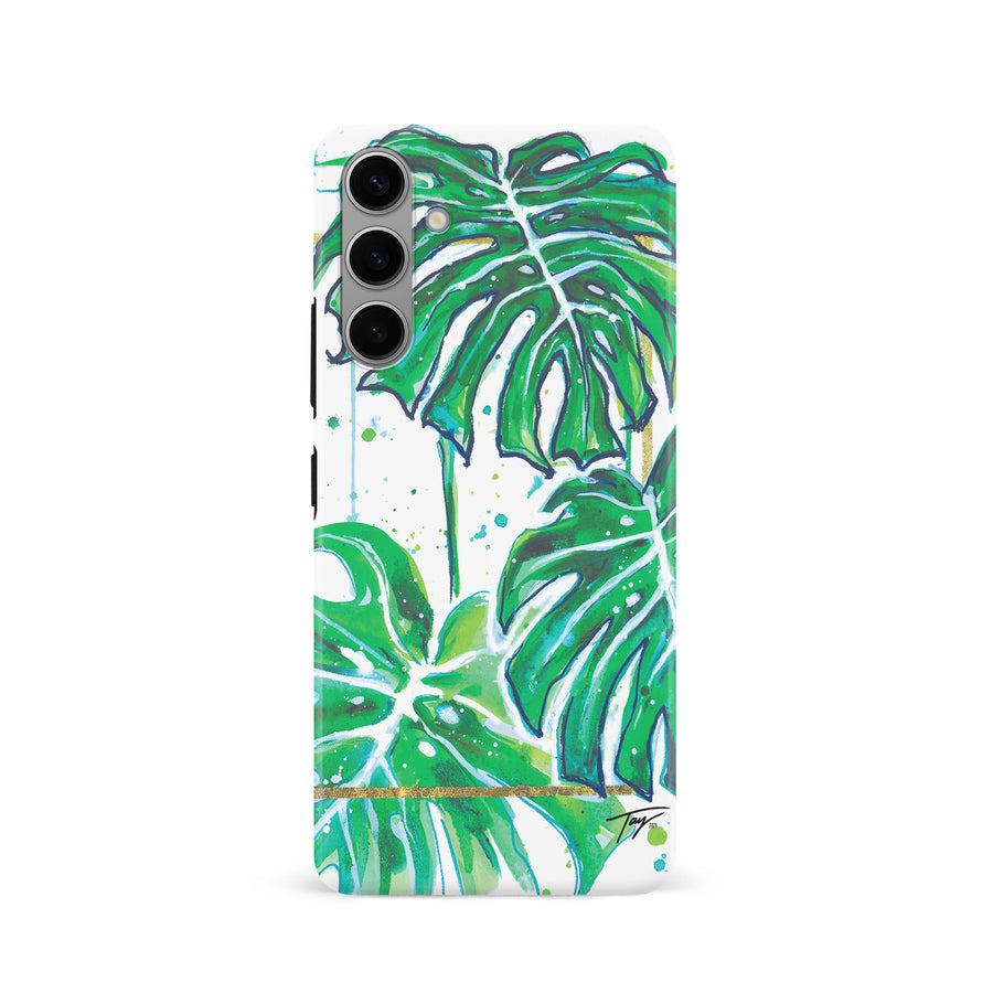 Samsung Galaxy S24 Taytayski - Monstera Plant Phone Case