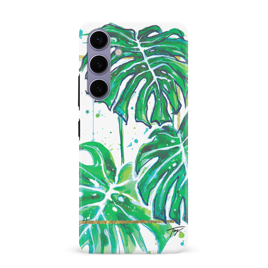 Samsung Galaxy S24 Plus Taytayski - Monstera Plant Phone Case