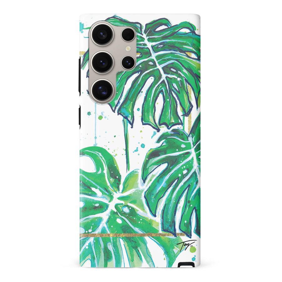 Samsung Galaxy S24 Ultra Taytayski - Monstera Plant Phone Case