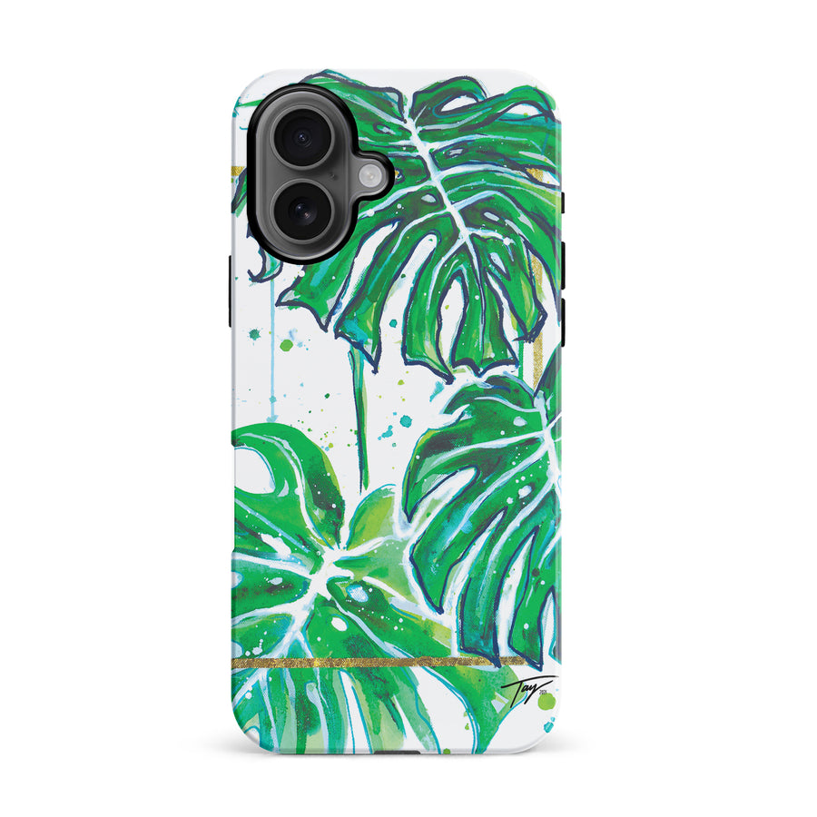 iPhone 16 Taytayski Monstera Plant Phone Case