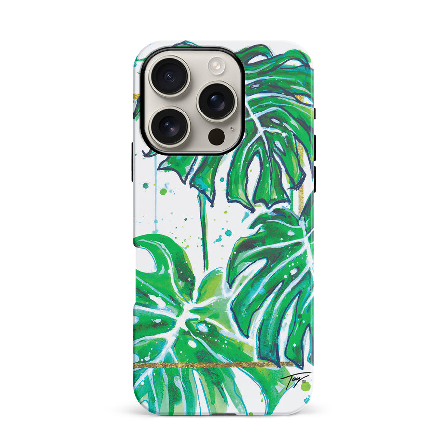 iPhone 16 Pro Taytayski Monstera Plant Phone Case