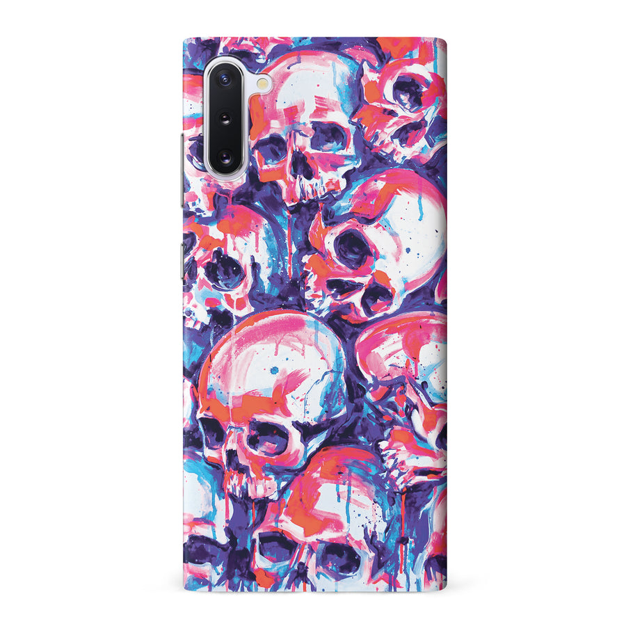 Samsung Galaxy Note 10 Taytayski Neon Skulls Phone Case