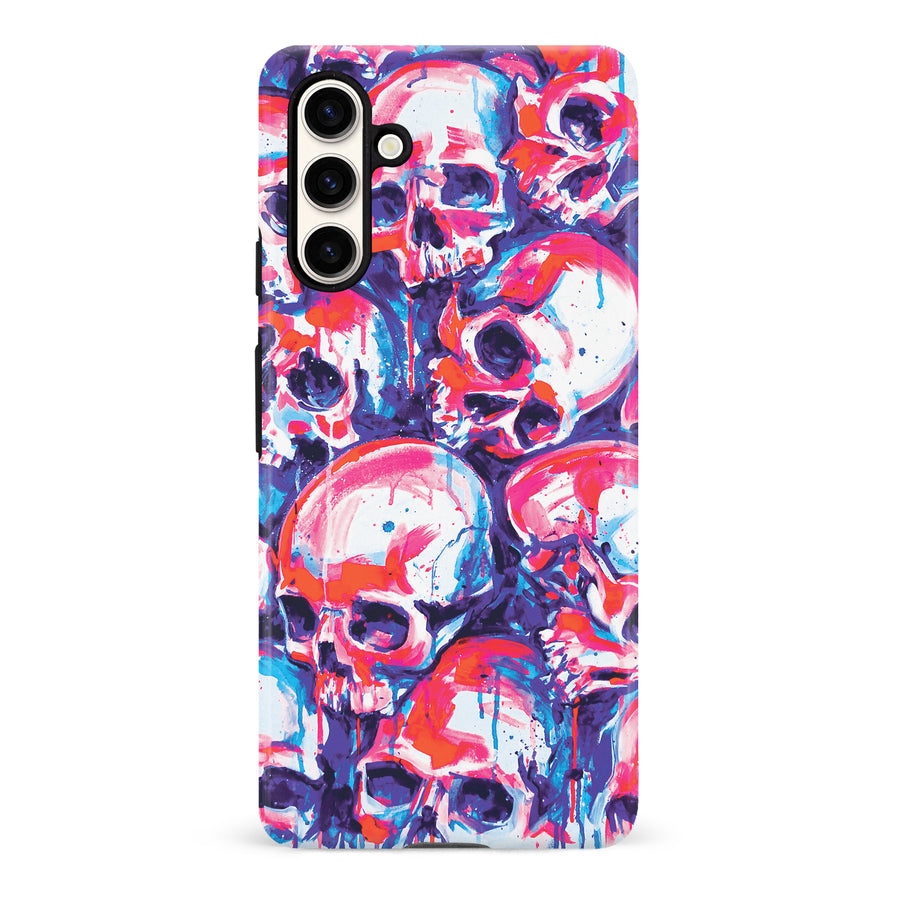 Samsung Galaxy S23 FE Taytayski - Neon Skulls Phone Case