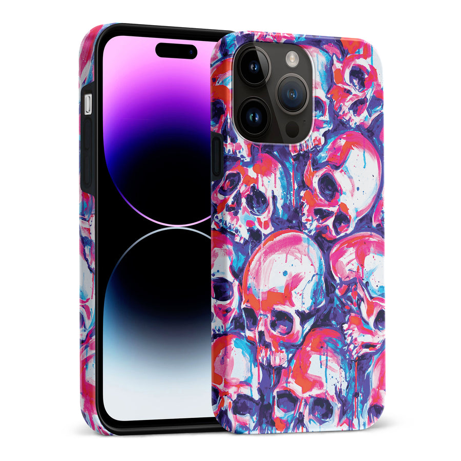 iPhone 15 Pro Max Taytayski Neon Skulls Phone Case