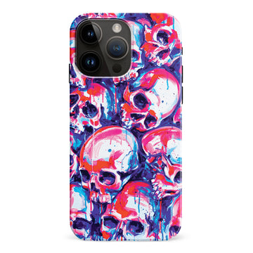 iPhone 15 Pro Max Taytayski Neon Skulls Phone Case