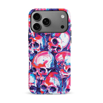 iPhone 17 Pro Max Taytayski Neon Skulls Phone Case