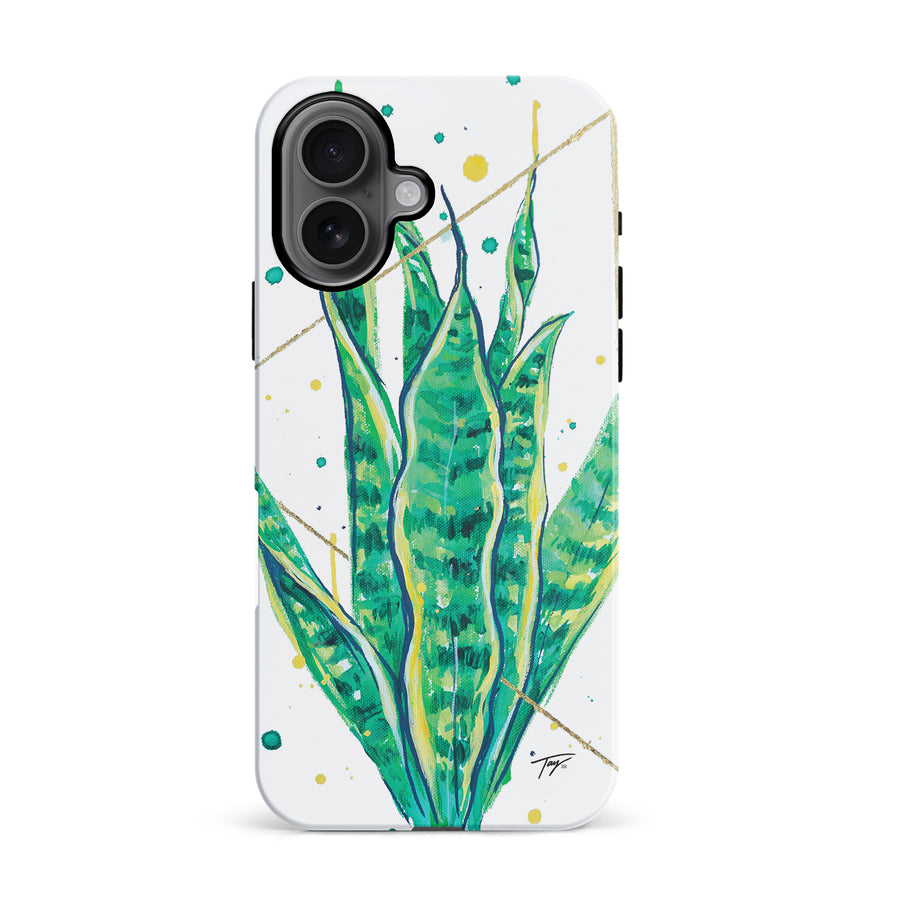 iPhone 16 Taytayski Snake Plant Phone Case