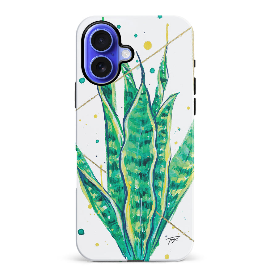 iPhone 16 Plus Taytayski Snake Plant Phone Case