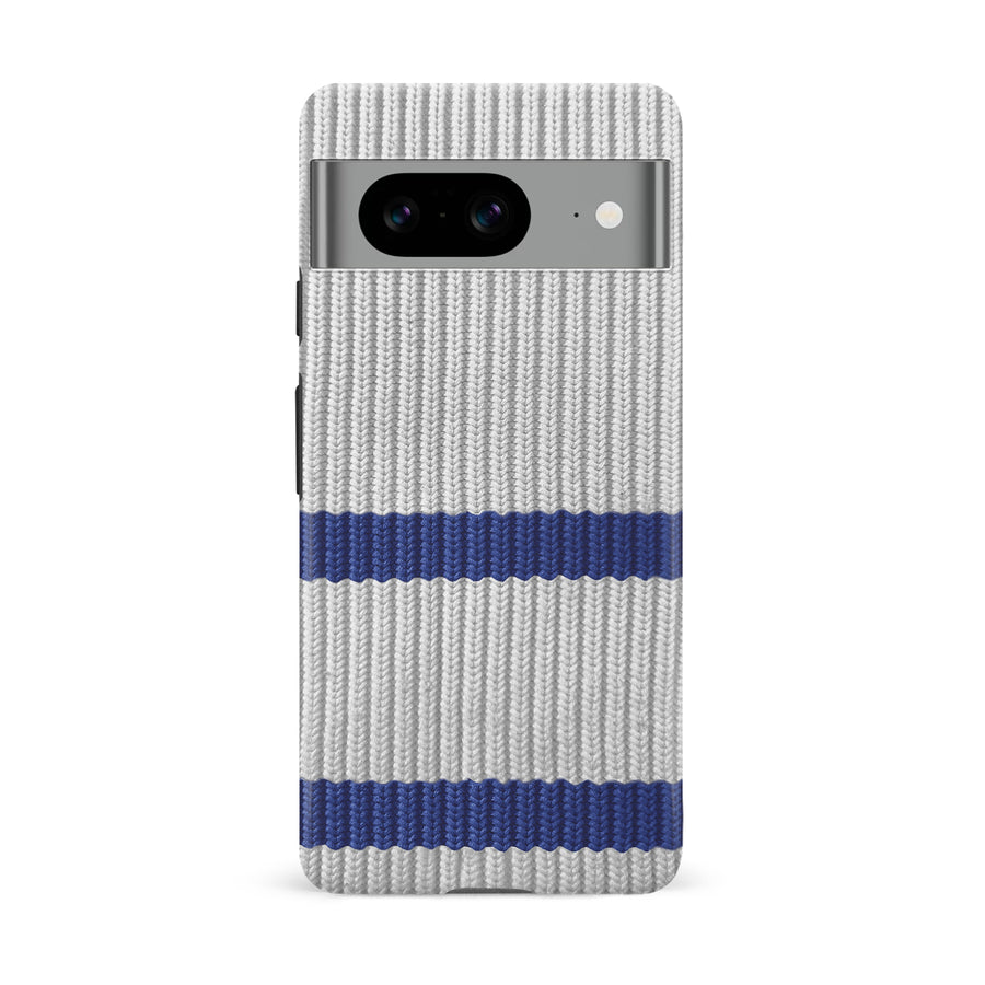Google Pixel 8 Hockey Sock Phone Case - Toronto Maple Leafs Away