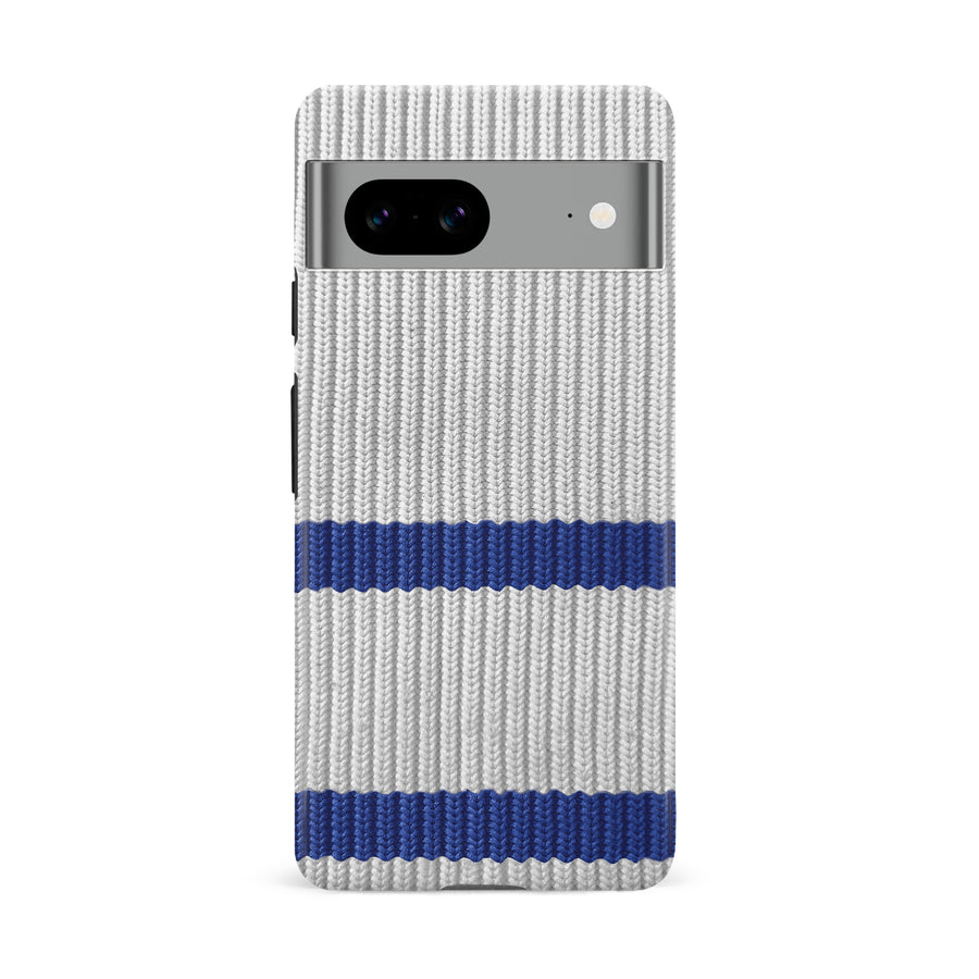 Google Pixel 8A Hockey Sock Phone Case - Toronto Maple Leafs Away