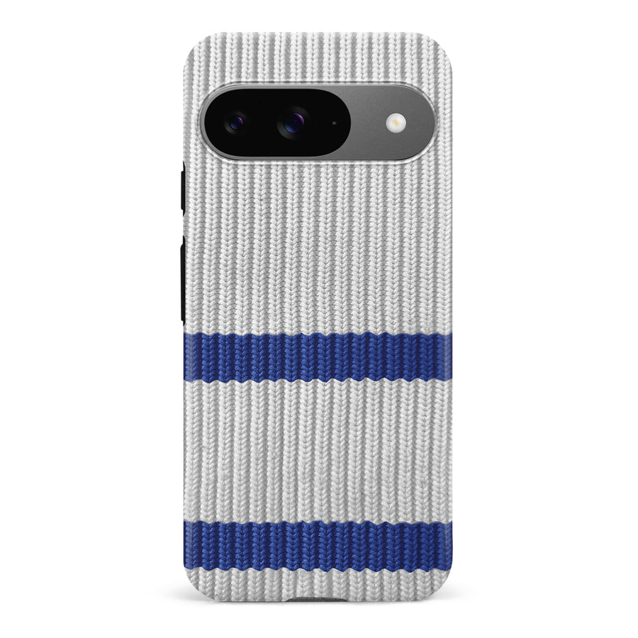 Google Pixel 9 Hockey Sock Phone Case - Toronto Maple Leafs Away