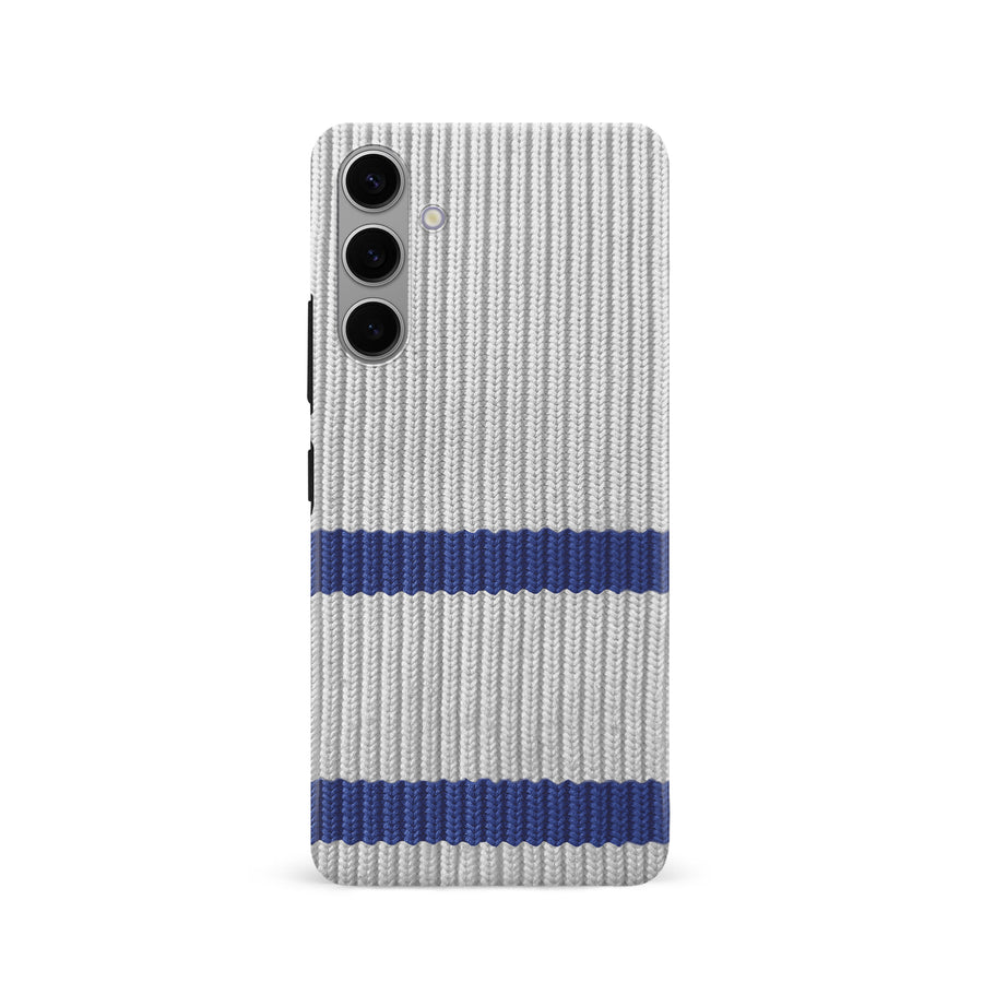 Samsung Galaxy S24 Hockey Sock Phone Case - Toronto Maple Leafs Away