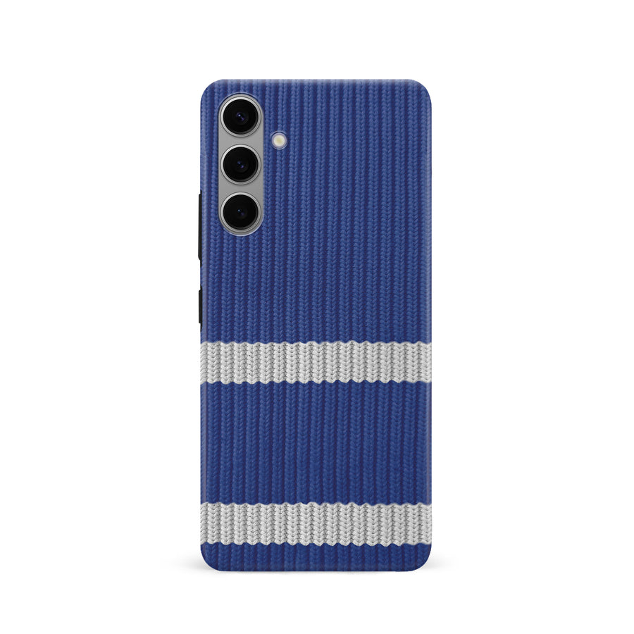 Samsung Galaxy S24 Hockey Sock Phone Case - Toronto Maple Leafs Home