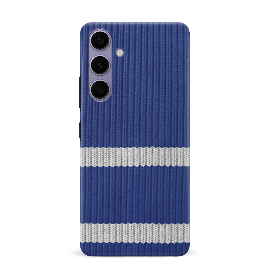 Samsung Galaxy S24 Plus Hockey Sock Phone Case - Toronto Maple Leafs Home