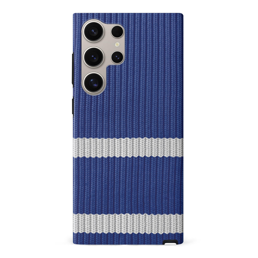 Samsung Galaxy S24 Ultra Hockey Sock Phone Case - Toronto Maple Leafs Home