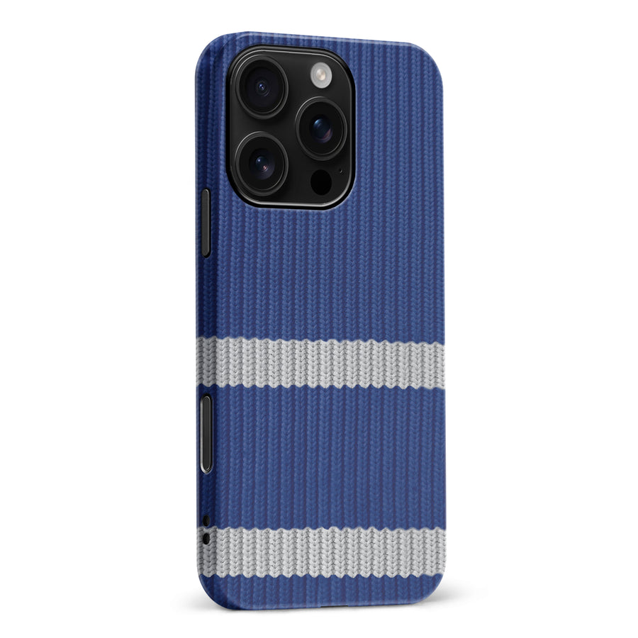 iPhone 16 Pro Max Hockey Sock Phone Case - Toronto Maple Leafs Home