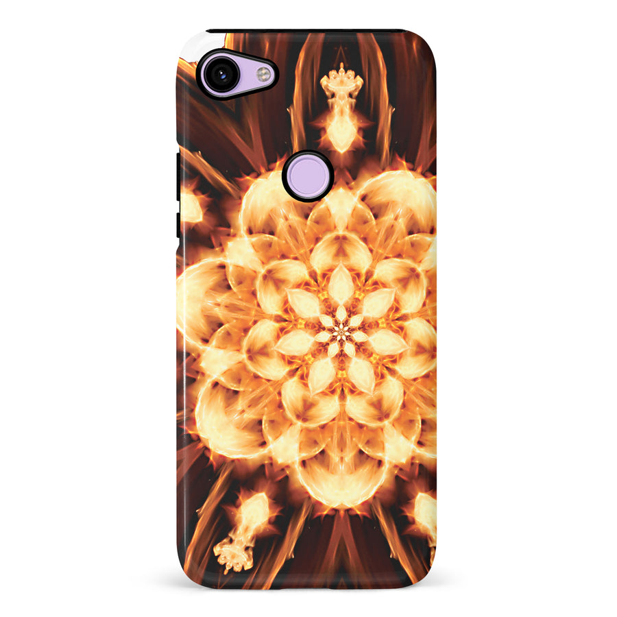 Google Pixel 3 Tricktronix - Fire Flower Phone Case