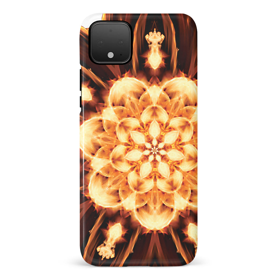 Google Pixel 4 Tricktronix - Fire Flower Phone Case