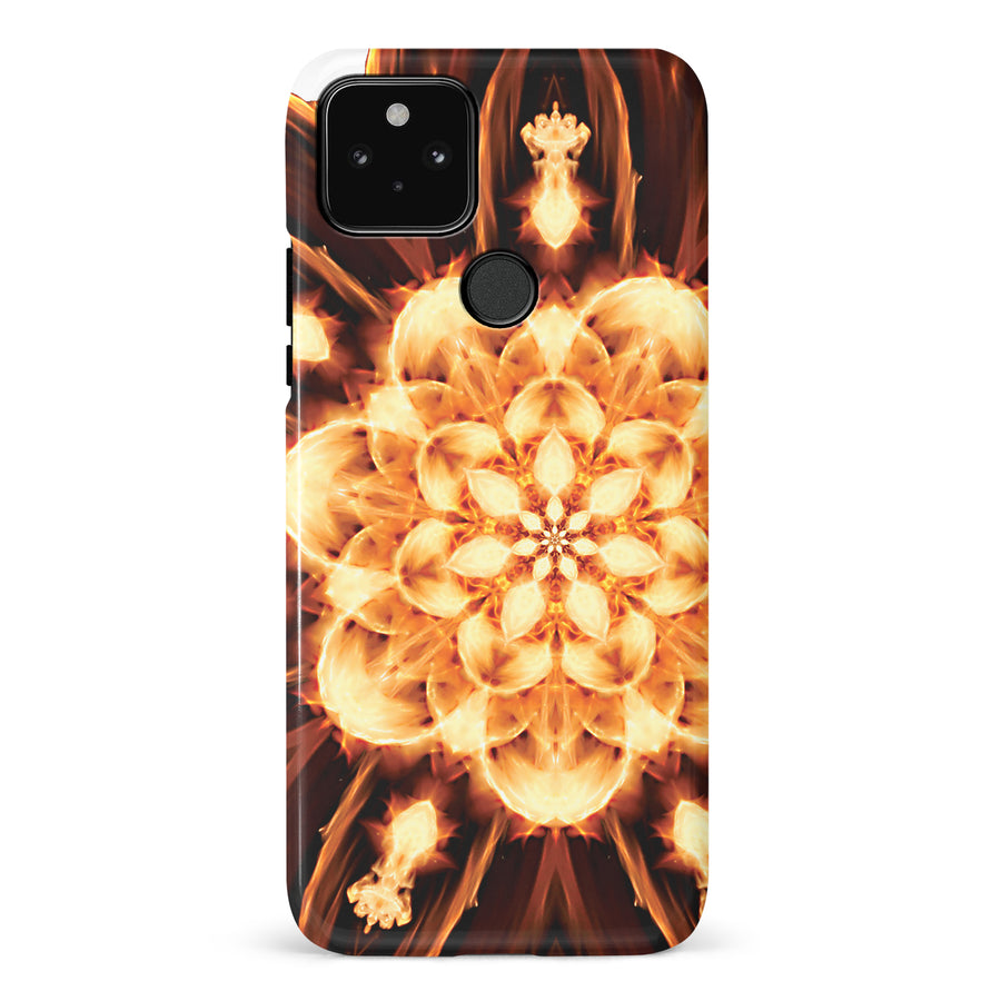 Google Pixel 5 Tricktronix - Fire Flower Phone Case