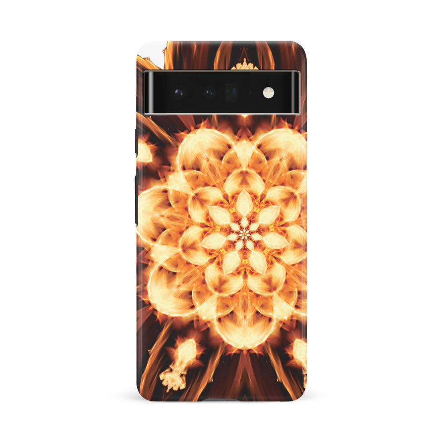 Google Pixel 6A Tricktronix - Fire Flower Phone Case