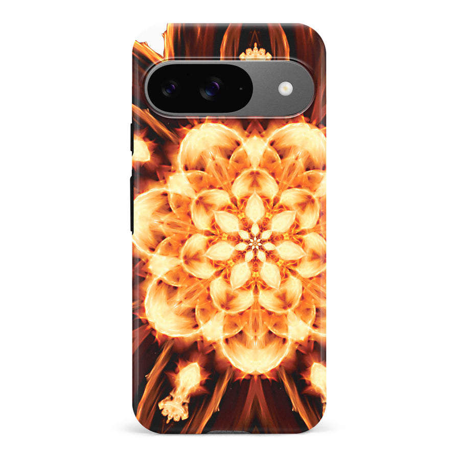 Google Pixel 9 Tricktronix - Fire Flower Phone Case