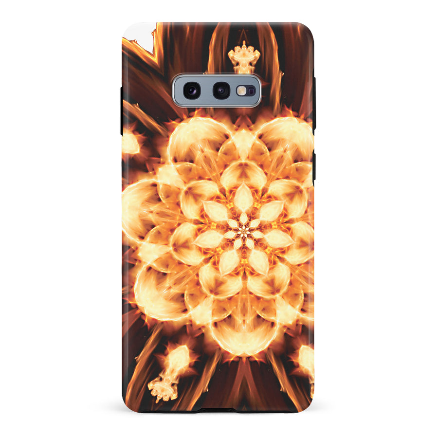 Samsung Galaxy S10e Tricktronix - Fire Flower Phone Case