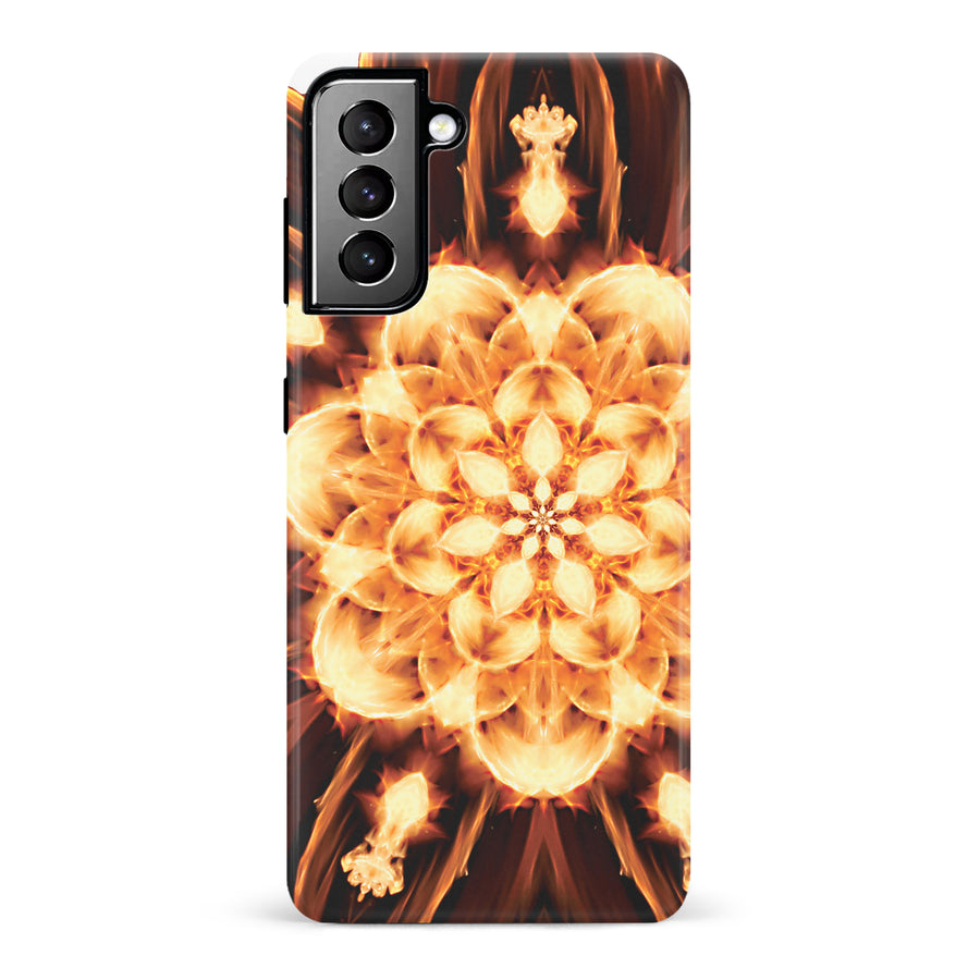 Samsung Galaxy S21 Plus Tricktronix - Fire Flower Phone Case