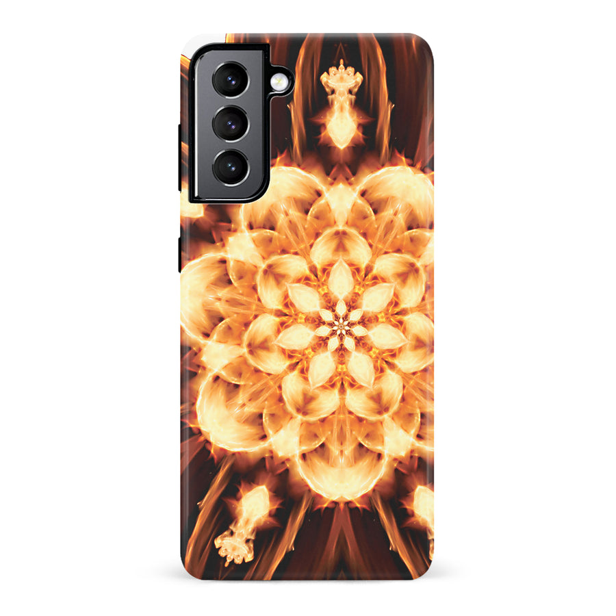 Samsung Galaxy S22 Tricktronix - Fire Flower Phone Case