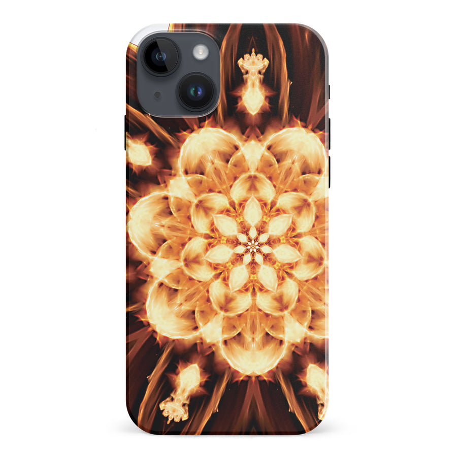 iPhone 15 Plus Tricktronix - Fire Flower Phone Case