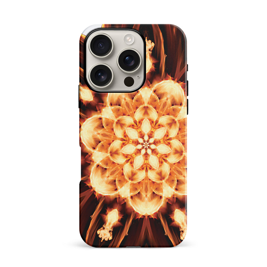 iPhone 16 Pro Tricktronix - Fire Flower Phone Case